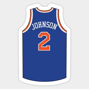 Larry Johnson New York Jersey Qiangy Sticker